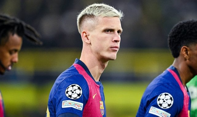 Dani Olmo con el FC Barcelona