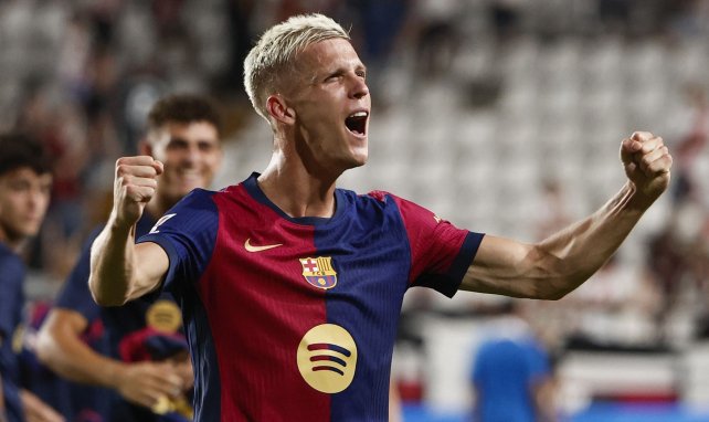 Dani Olmo celebra