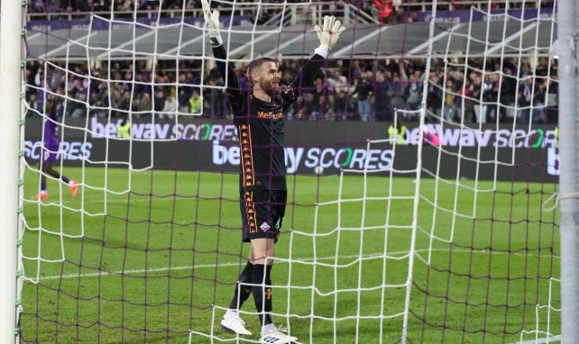 David de Gea con la Fiorentina