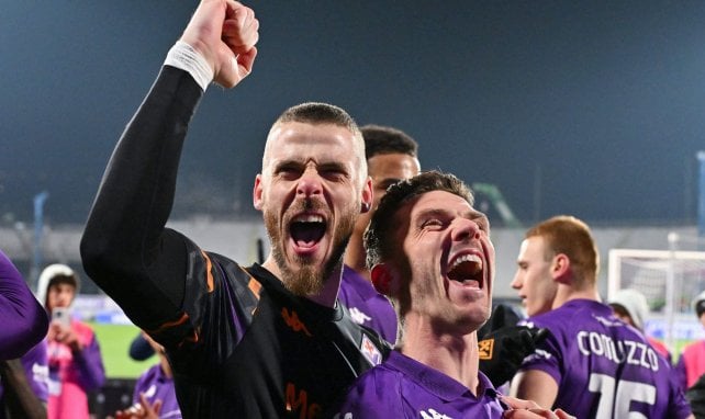 Robin Gosens con la Fiorentina