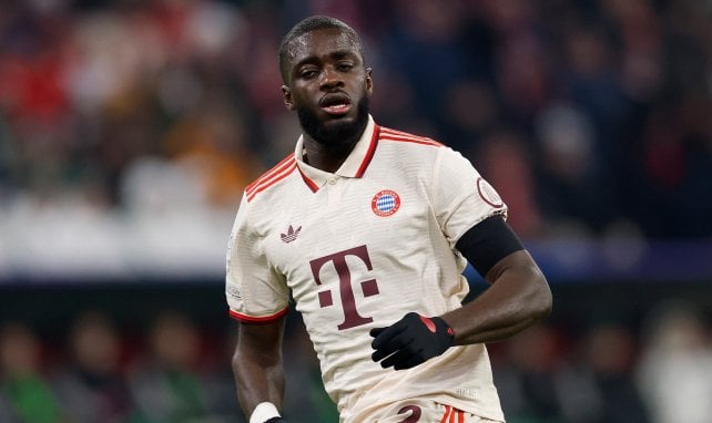 Dayot Upamecano en un partido del Bayern Múnich