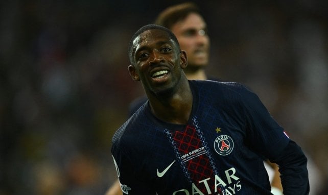 Ousmane Dembélé con el PSG