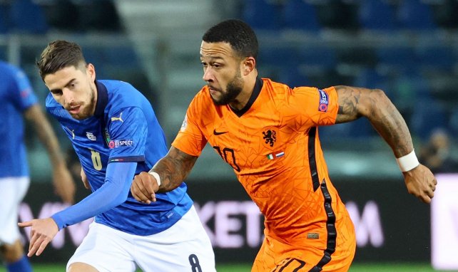 Memphis Depay con la selección de Holanda