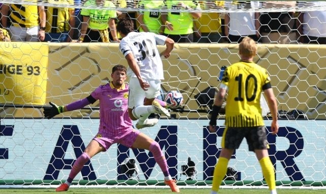 Gonzalo García con el Real Madrid