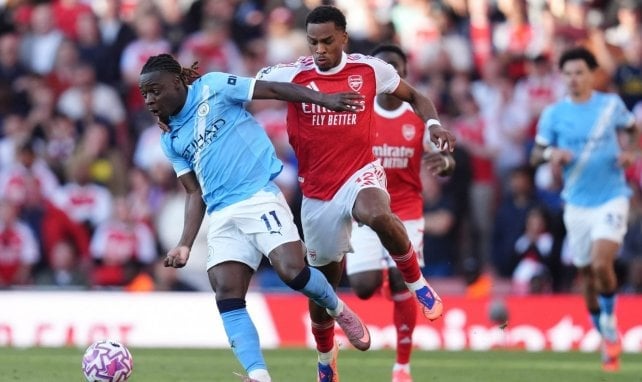 Jérémy Doku con el Manchester City