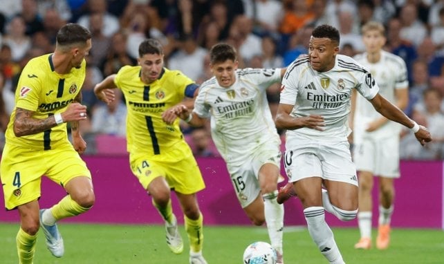 Kylian Mbappé con el Real Madrid