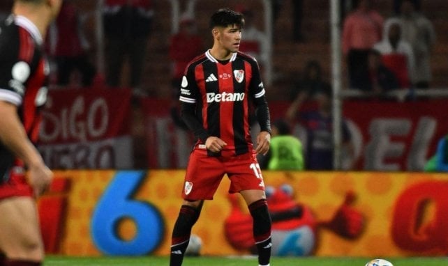 Lautaro Rivero, en acción