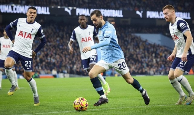 Bernardo Silva con el Manchester City