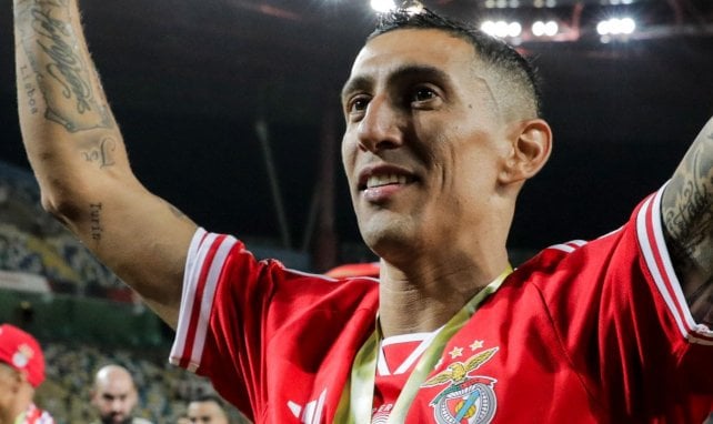 Ángel Di María celebra.