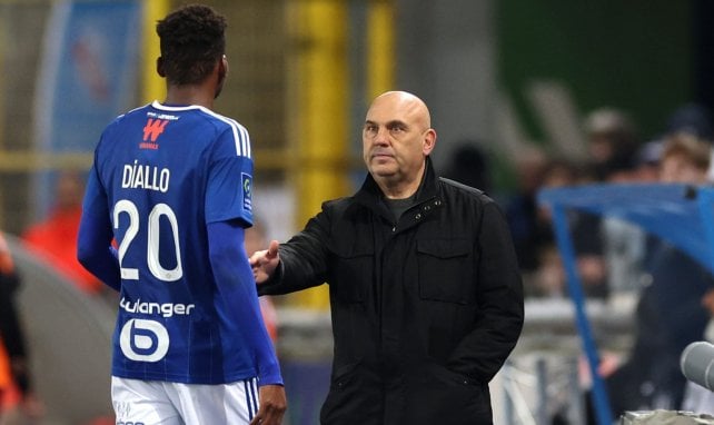 Habib Diallo con el Strasburgo