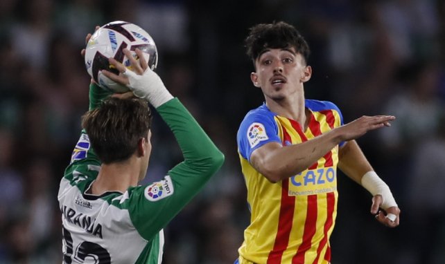 Diego López con el Valencia