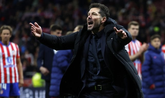 Diego Simeone tras un duelo del Atlético de Madrid