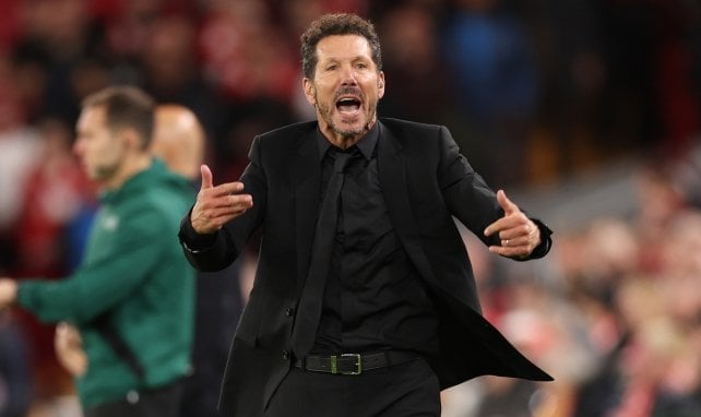 Diego Simeone con el Atlético de Madrid