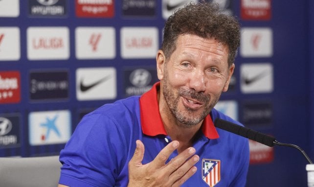 Diego Simeone con el Atleti