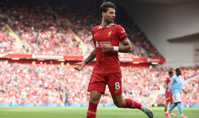 Dominik Szoboszlai con el Liverpool