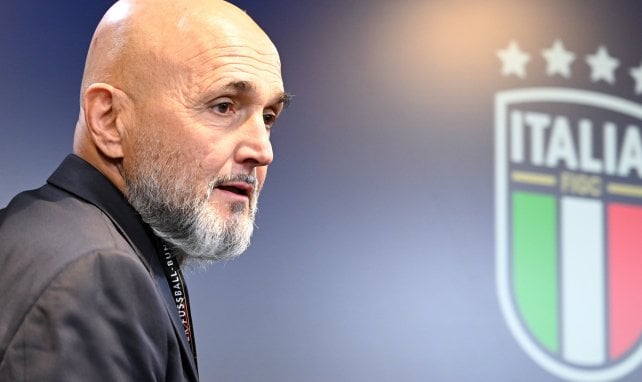 Luciano Spalletti con Italia.