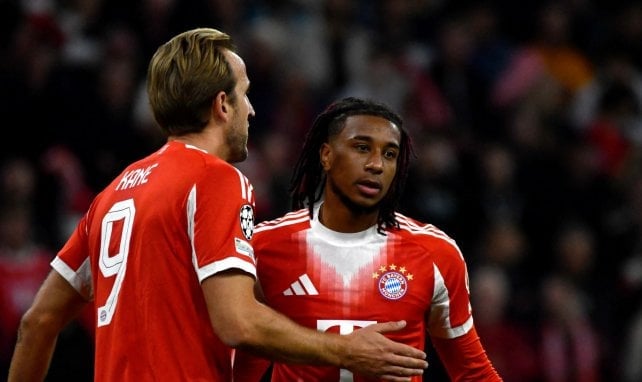 Olise y Kane con el Bayern Múnich