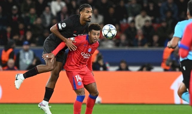 Désiré Doué con el PSG
