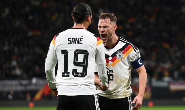 Kimmich y Sané con Alemania