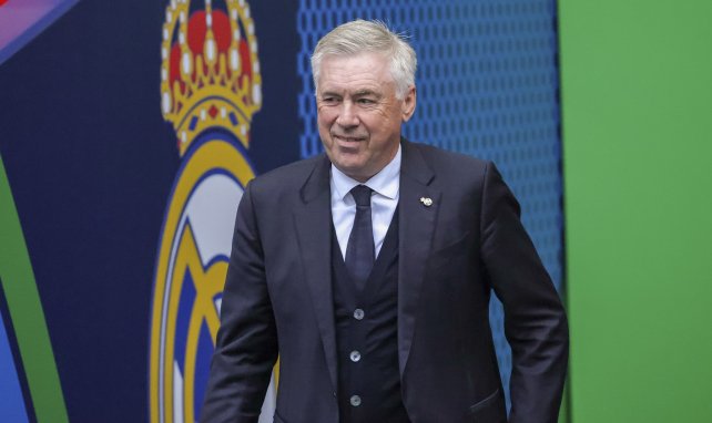 Carlo Ancelotti con el Real Madrid