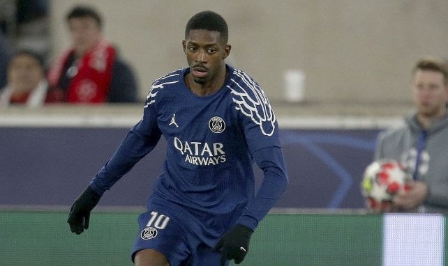 Ousmane Dembélé con el PSG