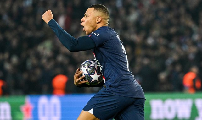 Kylian Mbappé con el PSG