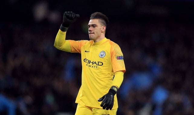 Ederson Moraes con el Manchester City
