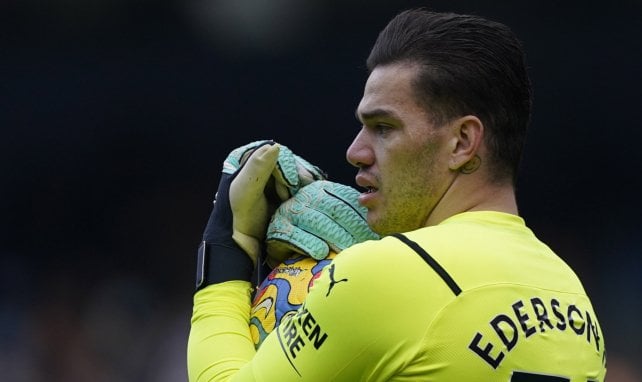 Ederson con el Manchester City