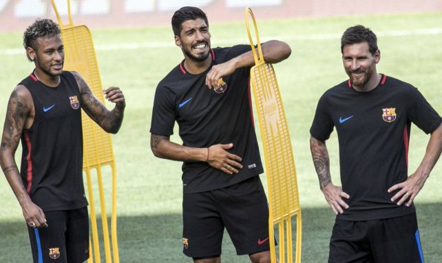 Neymar, Luis Suarez y Lionel Messi en el FC Barcelona