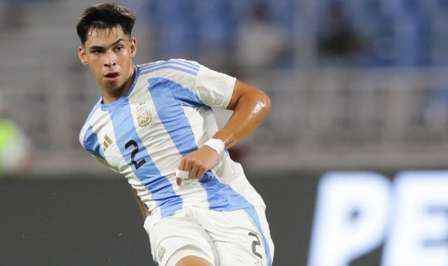 Juan Giménez, en acción