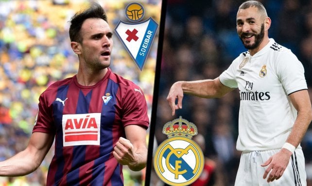 Kike García y Karim Benzema, frente a frente en Ipurua