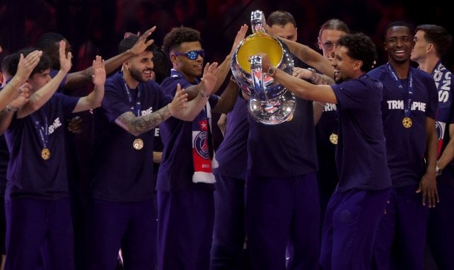 El PSG de celebración