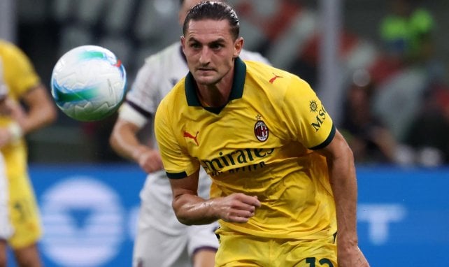 Adrien Rabiot con el AC Milan