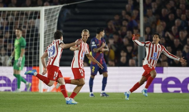 Sopapo del Atlético de Madrid en el Camp Nou que le acerca a semis de Champions
