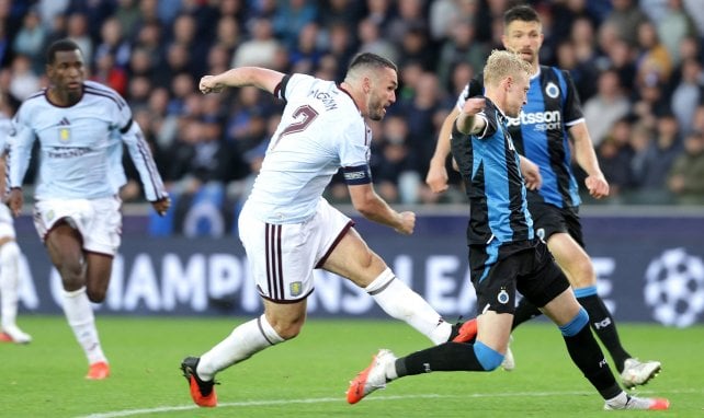 El Aston Villa impone su pegada ante el Brujas en un duelo trepidante de Champions