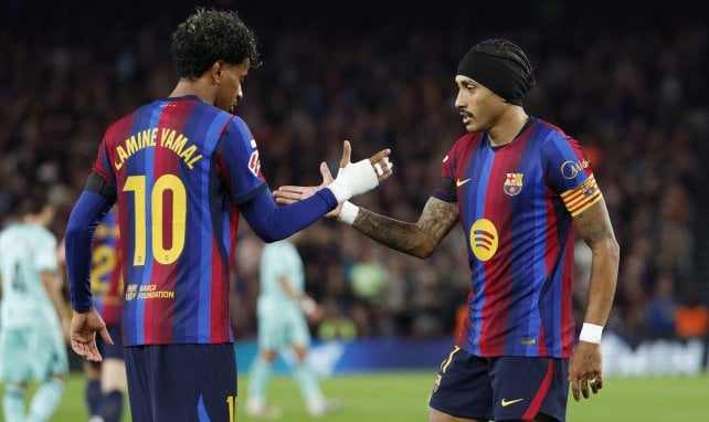 Liga | Raphinha y Lamine Yamal se divierten en la goleada del FC Barcelona