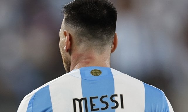 Lionel Messi con Argentina