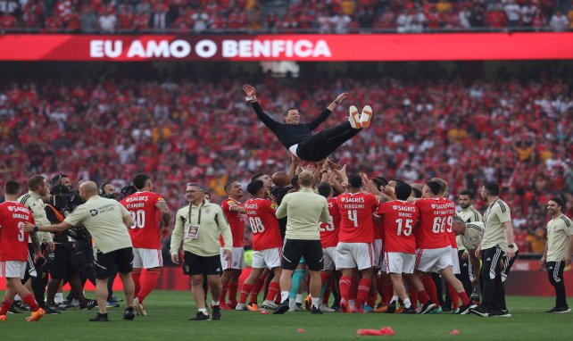 El Benfica celebra un triunfo