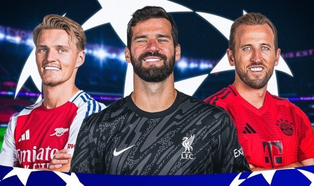 Odegaard, Alisson y Harry Kane