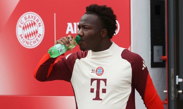 Nestory Irankunda en un entrenamiento