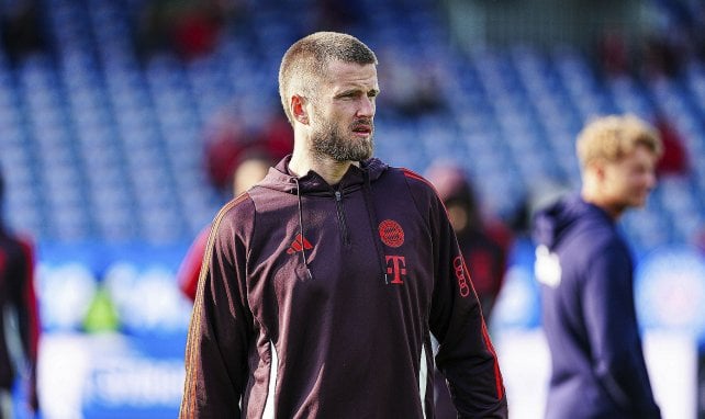 Eric Dier en un entrenamiento del Bayern Múnich