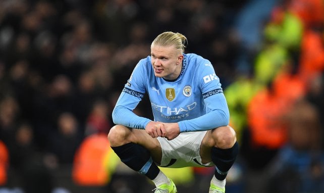 Erling Haaland con el Manchester City