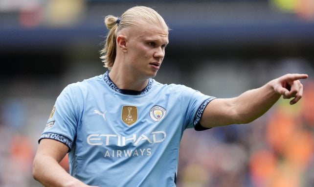 Erling Haaland con el Manchester City