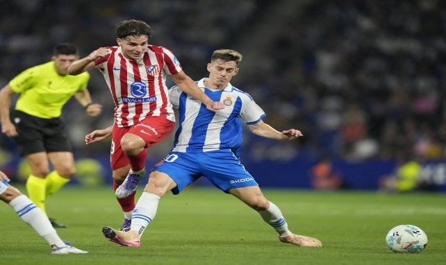 Julián Álvarez con el Atlético de Madrid