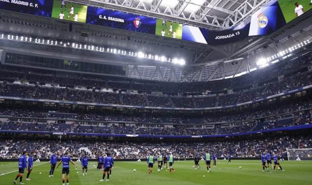El estadio Santiago Bernabéu.