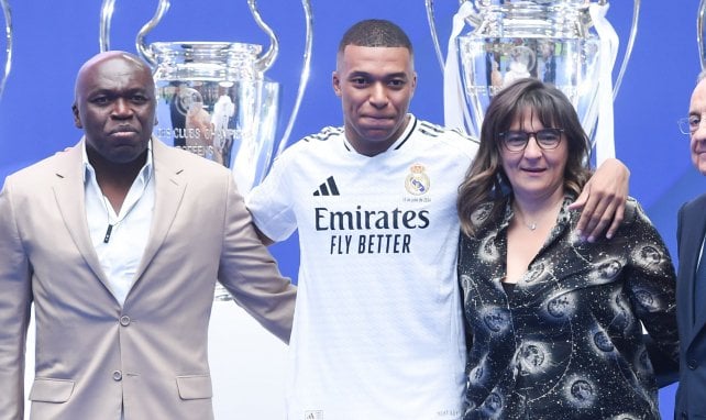 Kylian Mbappé con el Real Madrid