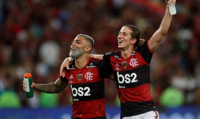 Filipe Luis llegó al Flamengo