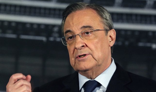 Florentino Pérez con el Real Madrid