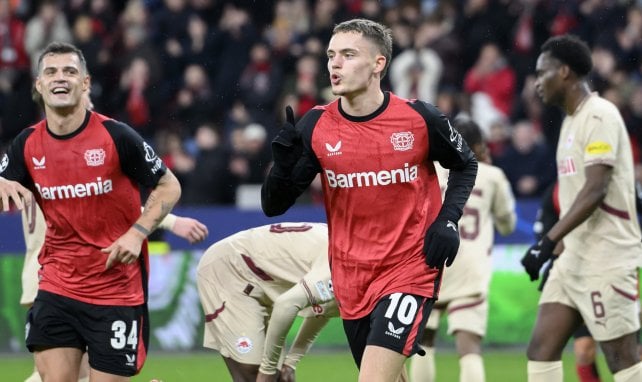 Florian Wirtz con el Bayer Leverkusen