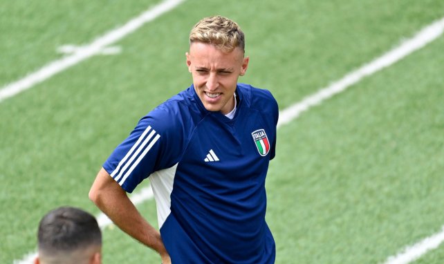 Davide Frattesi con Italia